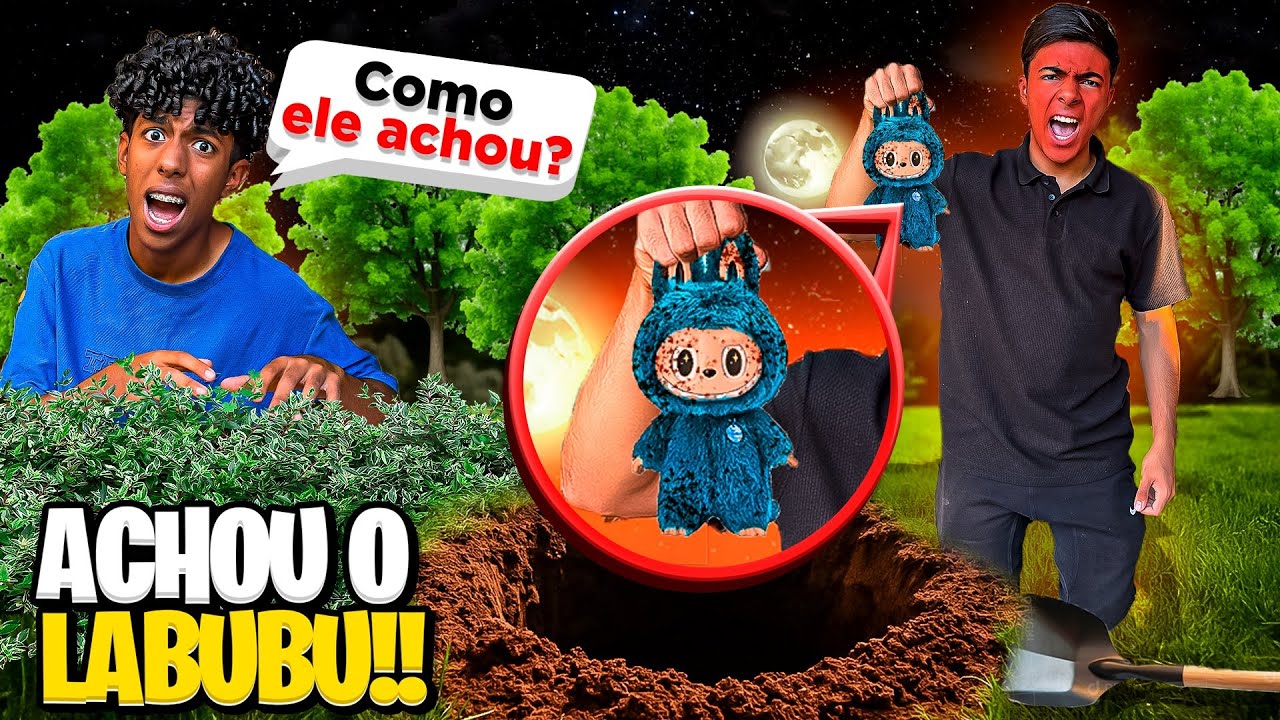 O ESTEVÃO ENCONTROU O LABUBU ENTERRADO! COMO ELE DESCOBRIU?