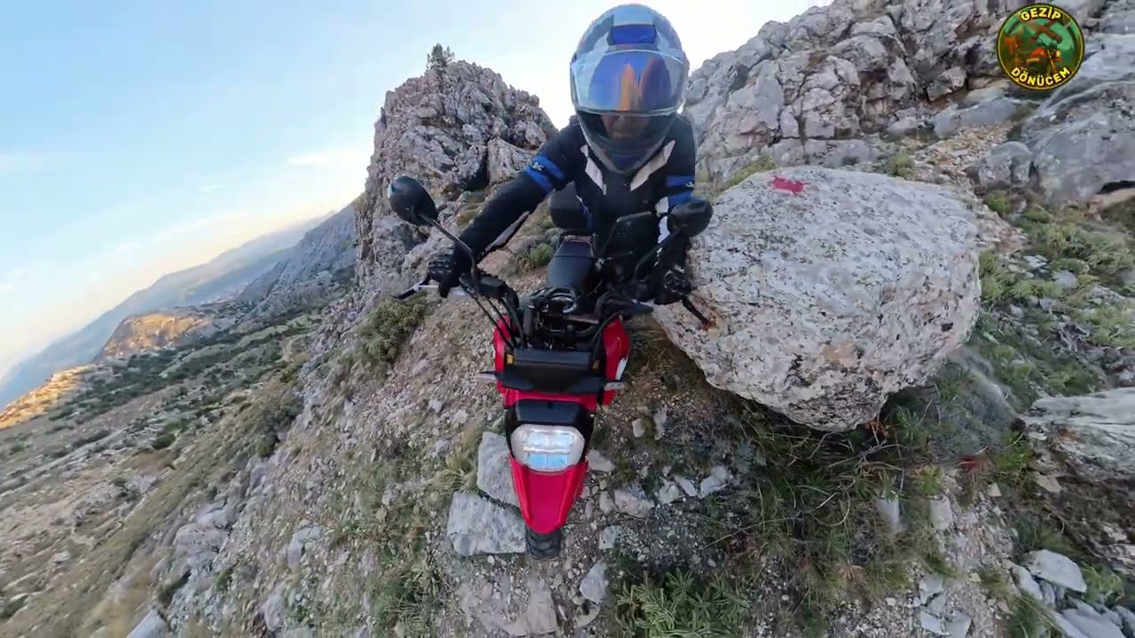 Nerde Bu Kral Yolları? Motorum ile Uçurumun Kenarında Zor Anlar Dağ Yolundan Sagalassos'a Gidiş