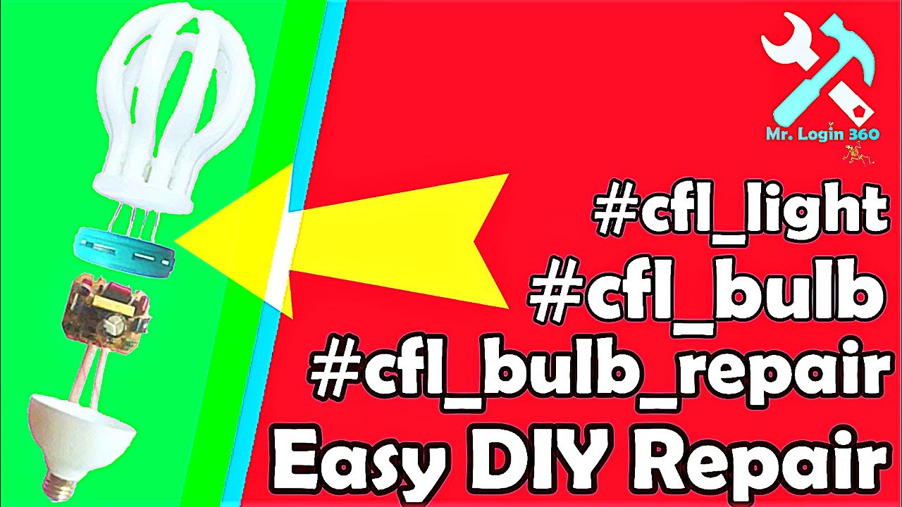 Easy DIY CFL Bulb Repair: Fixing Your 8U Lotus Energy-Saving Light Bulb 65W || CFL Bulb 65W