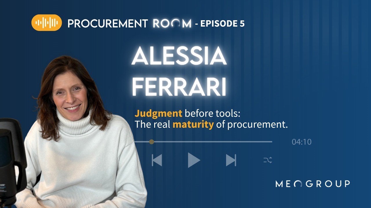 Discussion with Alessia FERRARI - Judgment before tools: The real maturity of procurement