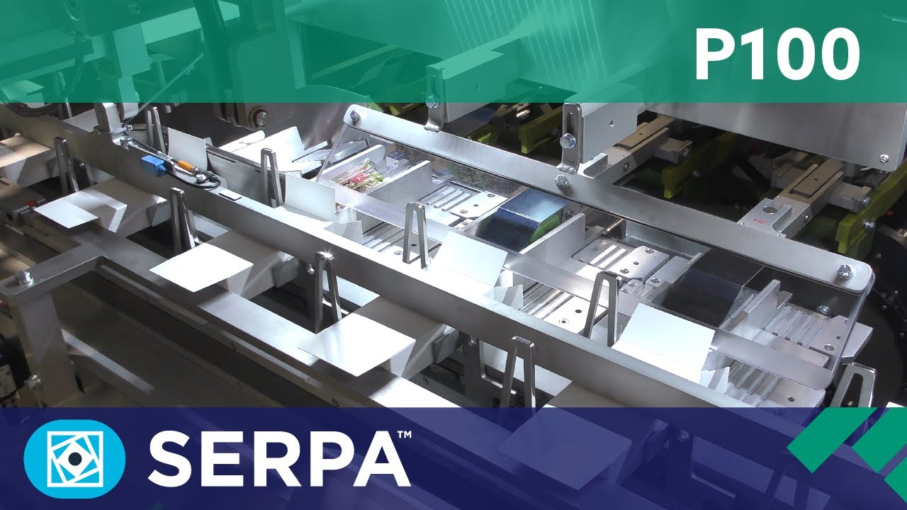 P100 Horizontal Cartoner running flow wrapped confectionary