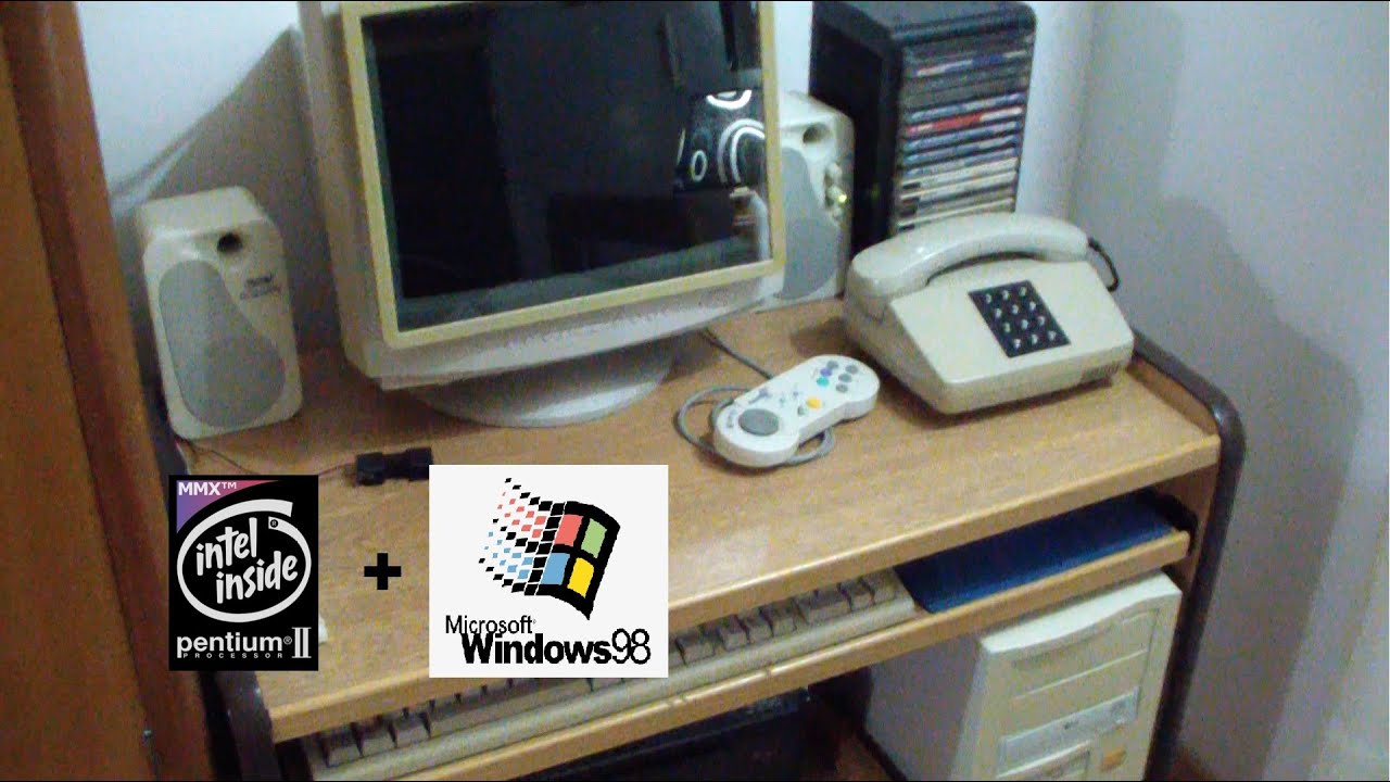 Pentium 2 Windows 98 SE computer running perfectly in 2020
