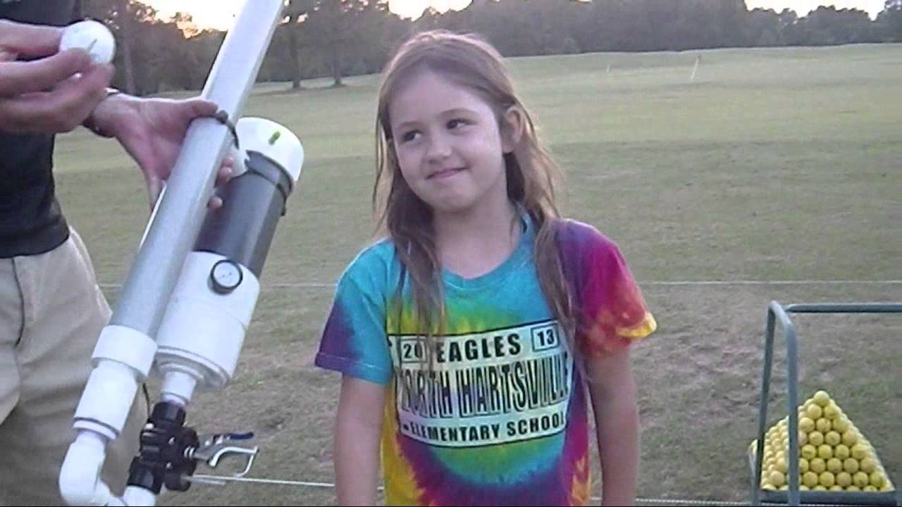 Pneumatic Golf Ball Launcher