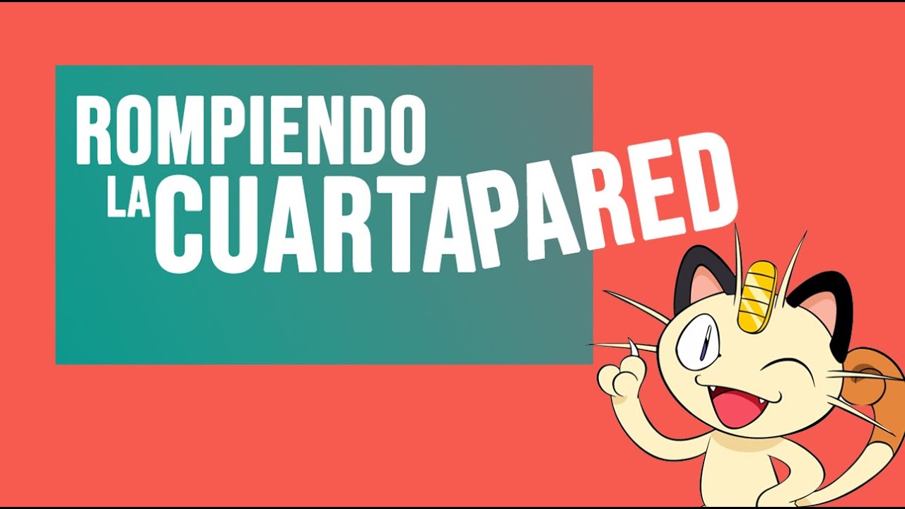 Romper la CUARTA PARED // An&aacute;lisis en diferentes disciplinas