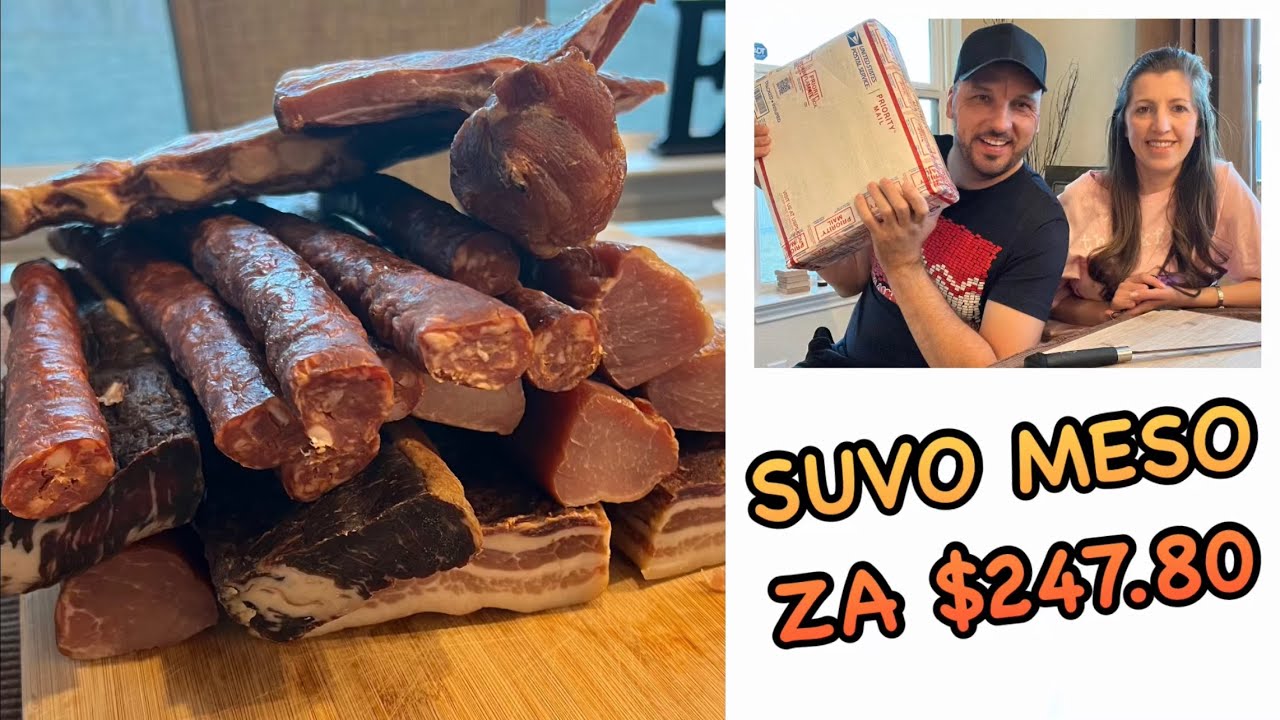 DOMAĆE SUŠENO (DIMLJENO) MESO U AMERICI👌🏻 Unboxing 📦