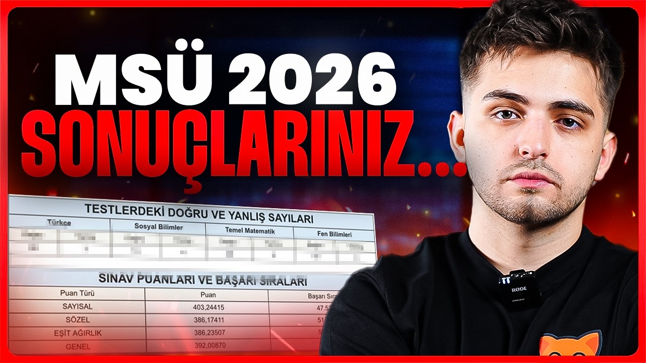MS&Uuml; 2026 SONU&Ccedil;LARI A&Ccedil;IKLANDI! (ŞAŞIRTICI)