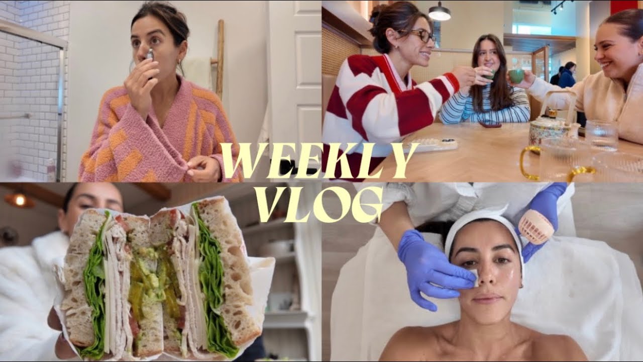 WEEKLY VLOG: facial appointment, bingo with nonna, spa day & joy meal