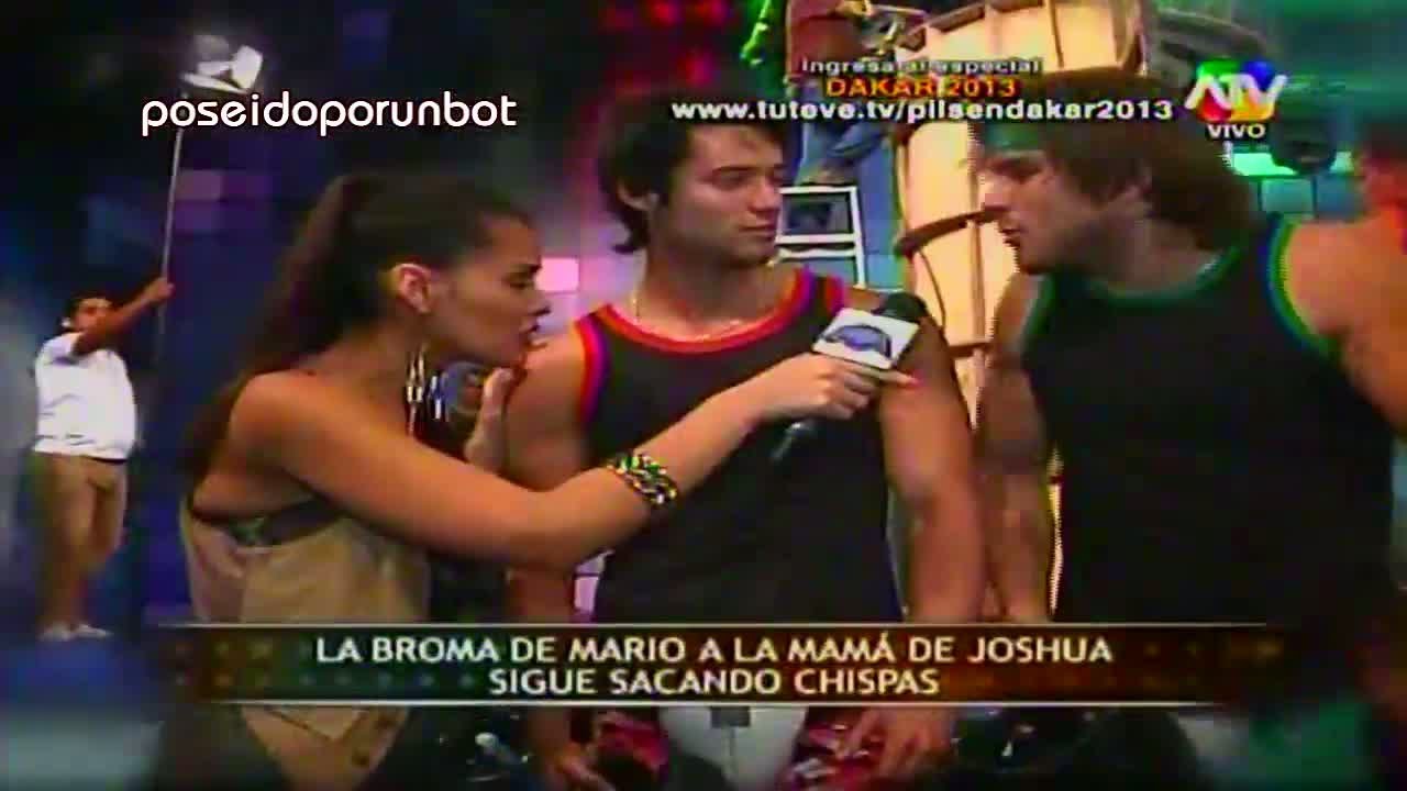 COMBATE: Miguel Arce golpea con su Casco a Joshua. Miguel Arce defiende a Mario Irivarren 10/01/13