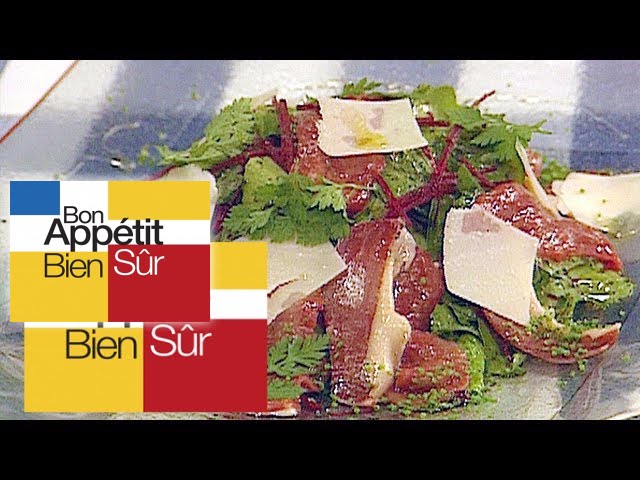 Carpaccio de canard [Recette]
