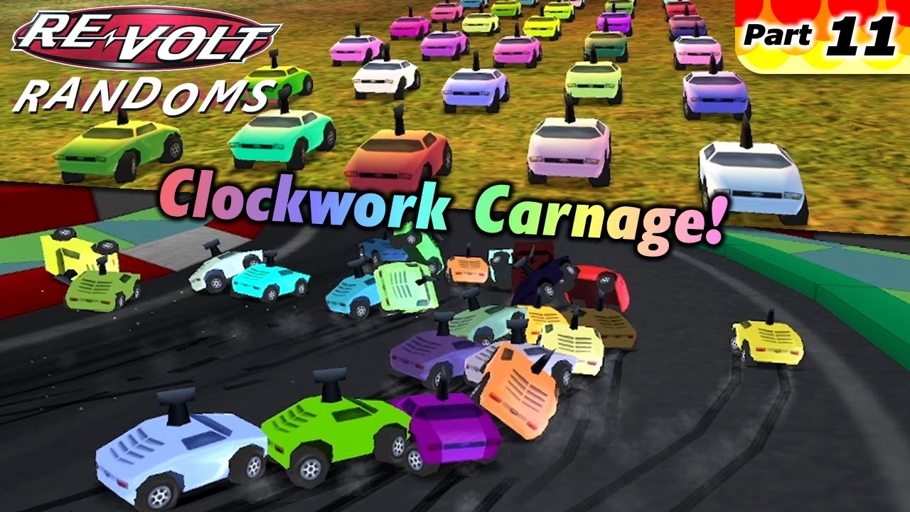 Clockwork Custom Course Carnage! - Re-Volt Randoms #11 [PC]