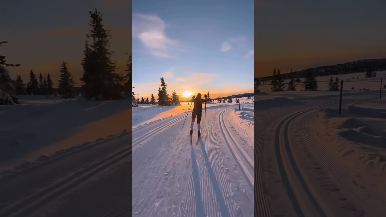 Cross Country Skiing in its Country of Origin🇳🇴 #mittnorge #norway #spectacularnorway
