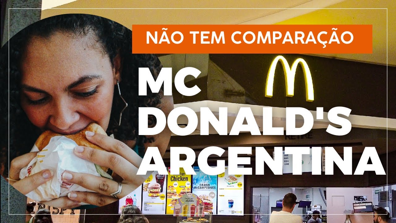 MC DONALD'S NA ARGENTINA É MAIS BARATO? |PREÇOS EM REAIS