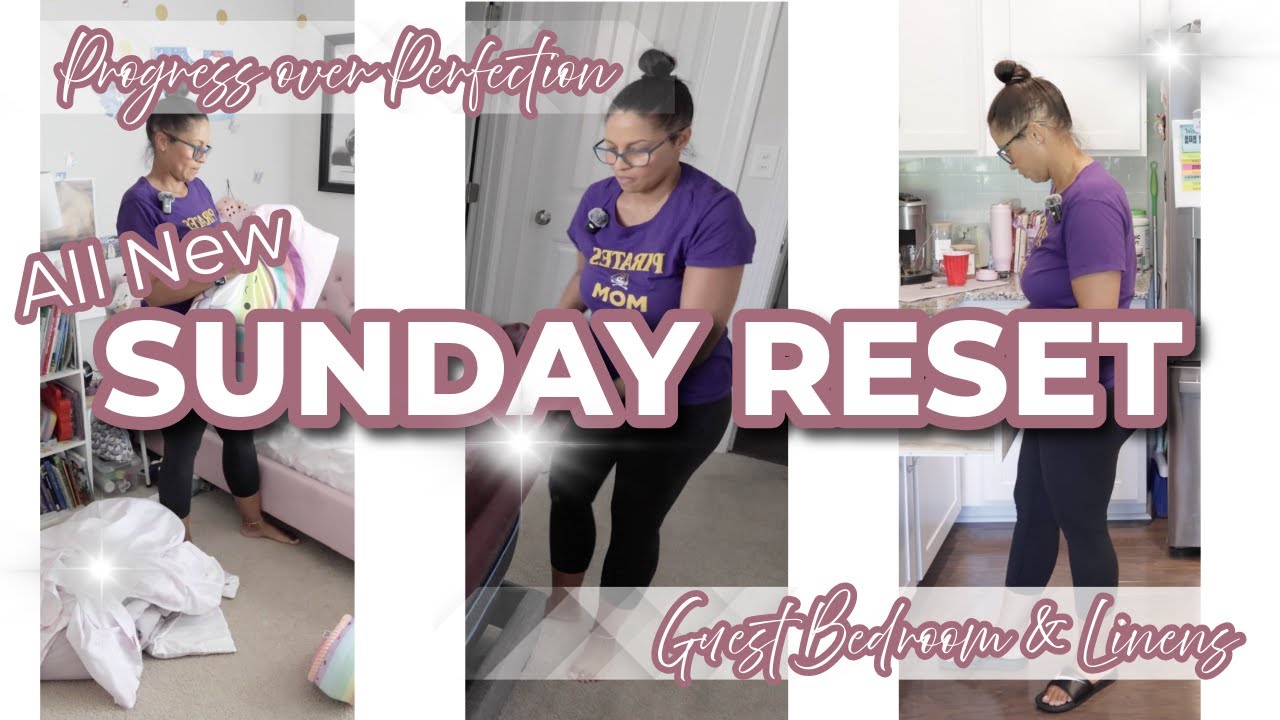 Sunday Reset 🧼☀️ | Cozy Breakfast, Guest Room Prep & Fresh Linens for a New Week I💖Cleaning