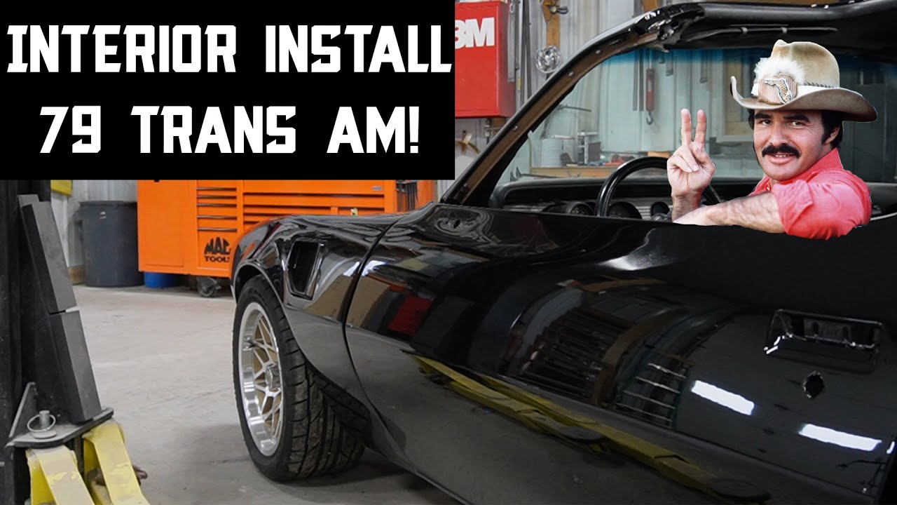 Putting Together The Interior of A 79 Trans Am!
