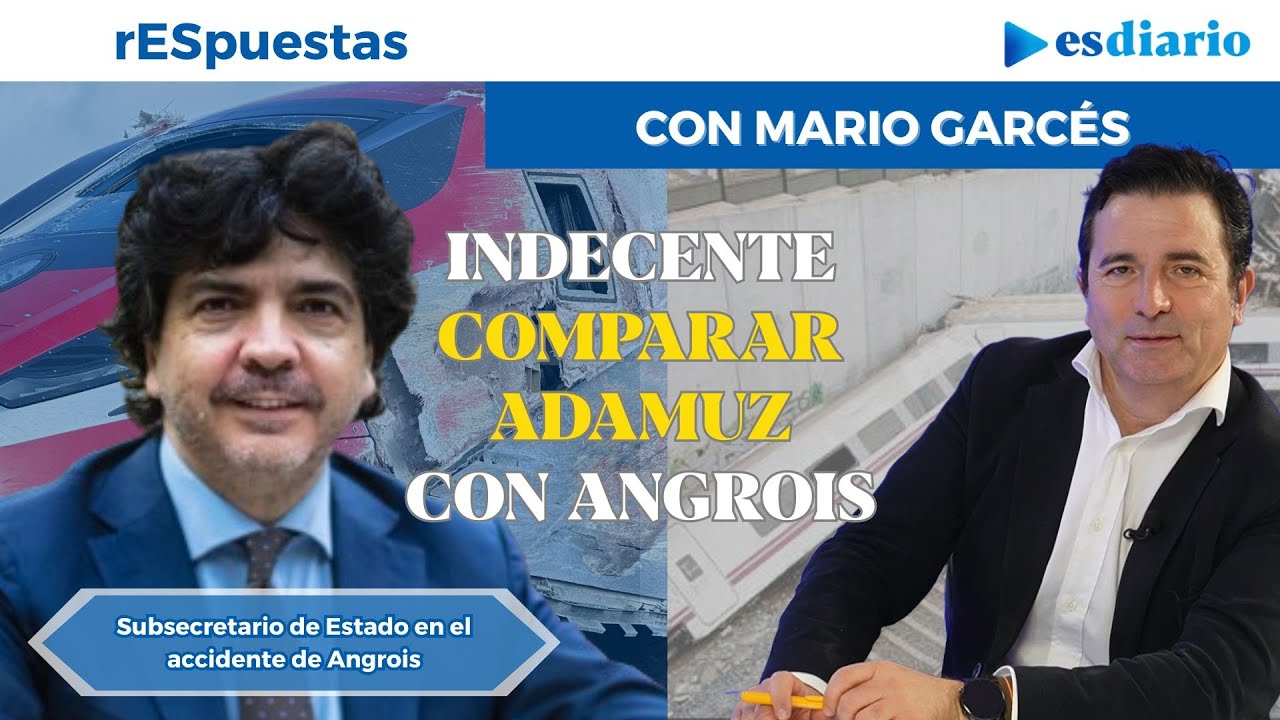 Mario Garcés, subsecretario de Estado en Angrois, contesta a Puente: indecente compararlo con Adamuz