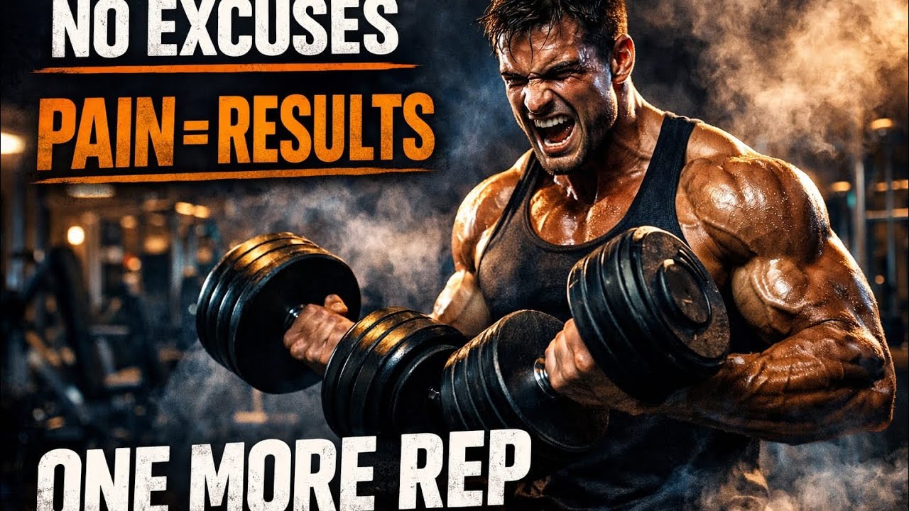 “No Excuses – The Pain That Builds Champions | Gym Motivation 2026”#NoExcuses #Discipline