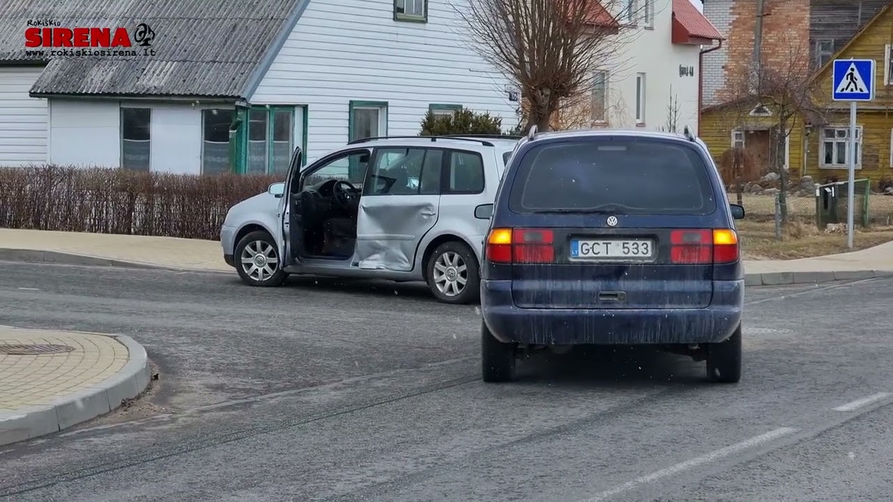 Avarija Aušros ir Kauno gatvių sankryžoje