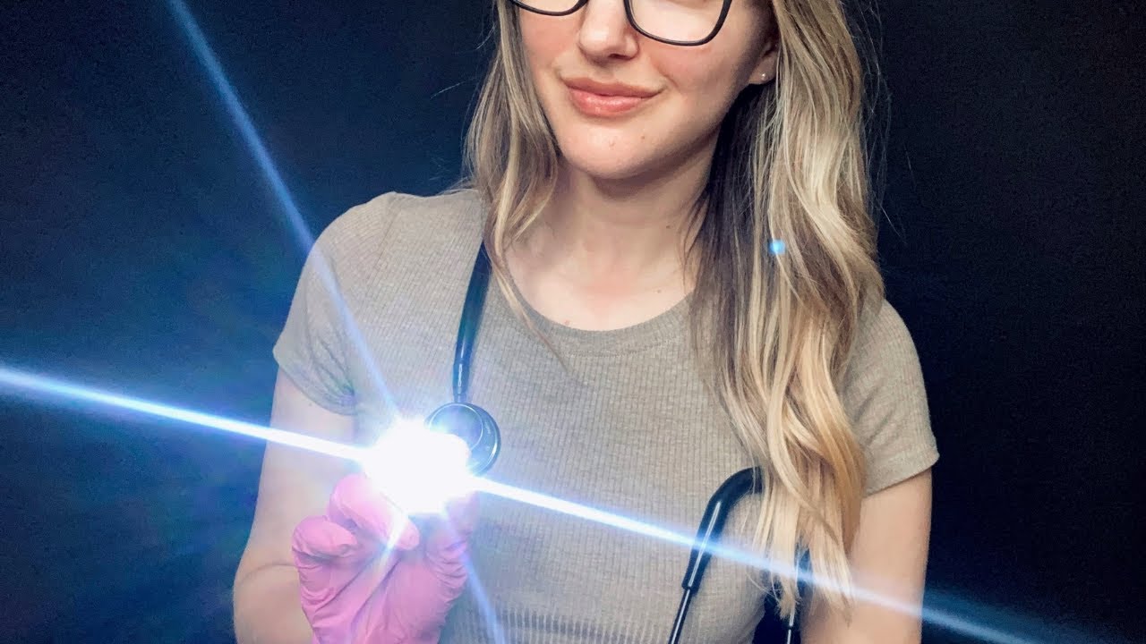 Расслабляющее обследование черепных нервов с помощью ASMR (мягкая речь) 💗