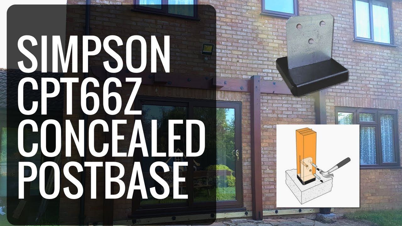 Simpson Concealed Post Base CPT66Z