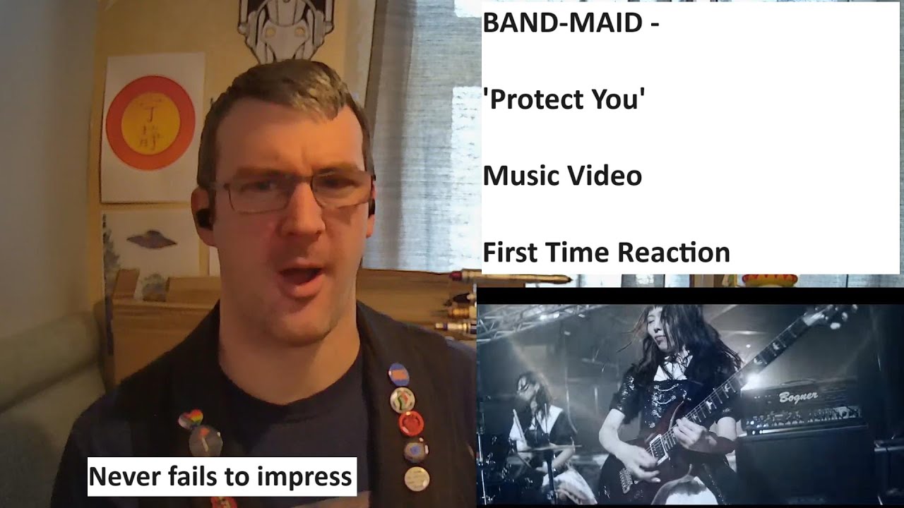 BAND-MAID fan checking out 'Protect You' - Music Video - First time reaction