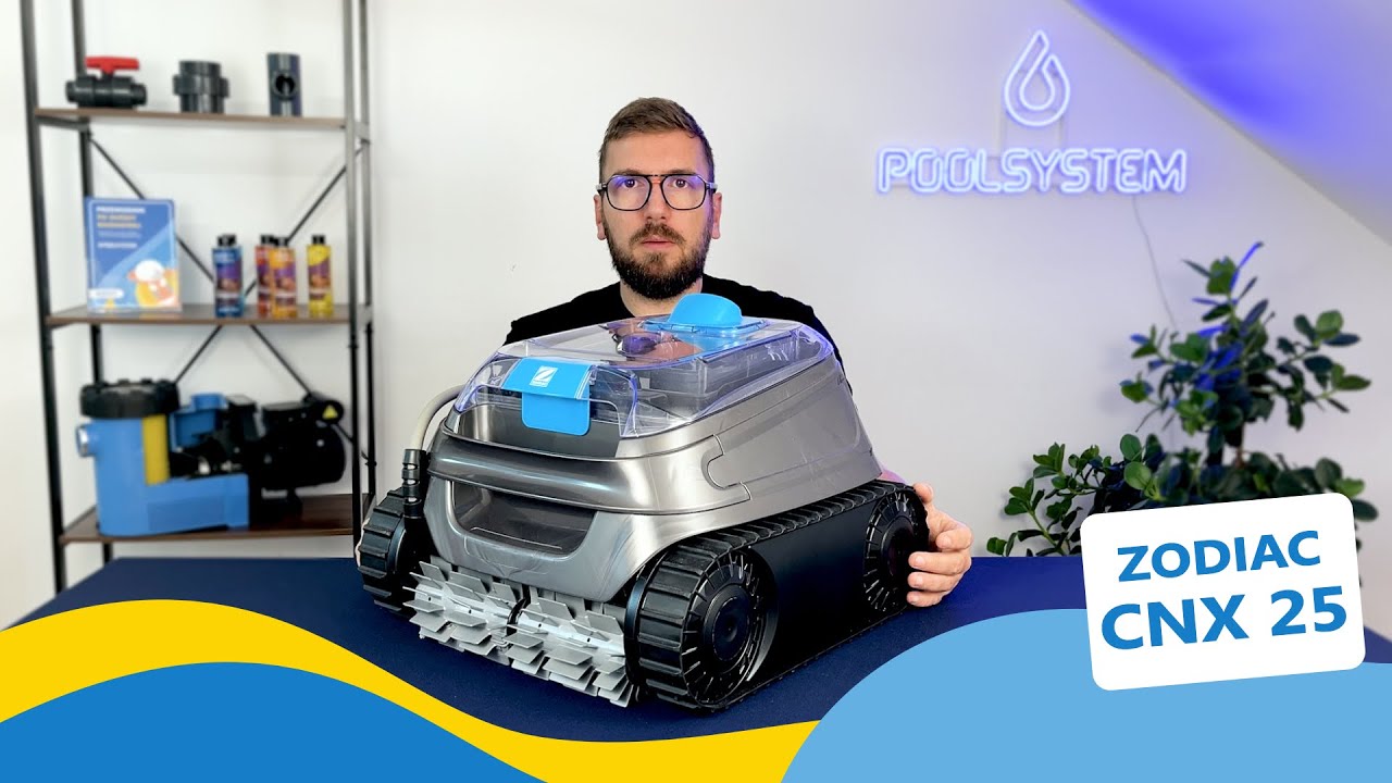 Zodiac CNX 25 – Inteligentny odkurzacz basenowy z podwójną filtracją || POOLSYSTEM.PL