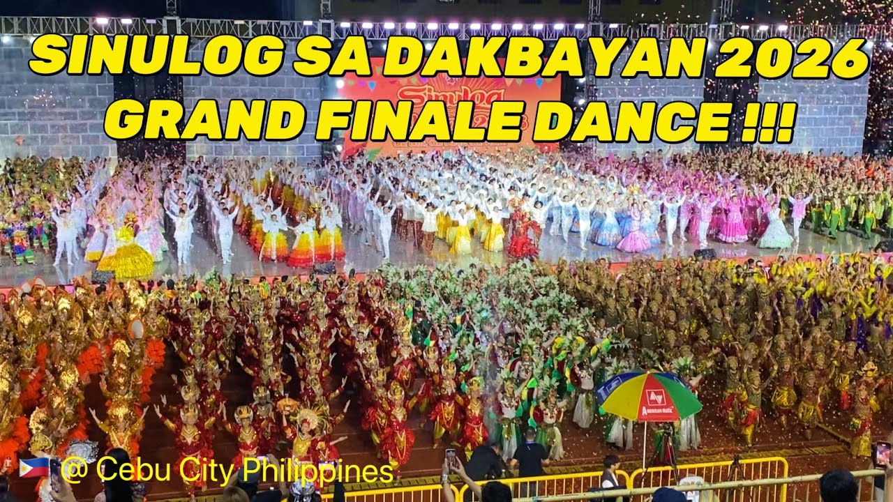 SINULOG SA DAKBAYAN 2026 Finale Dance ALL DANCERS & PERFORMERS Unity Dance | Sinulog Festival 2026