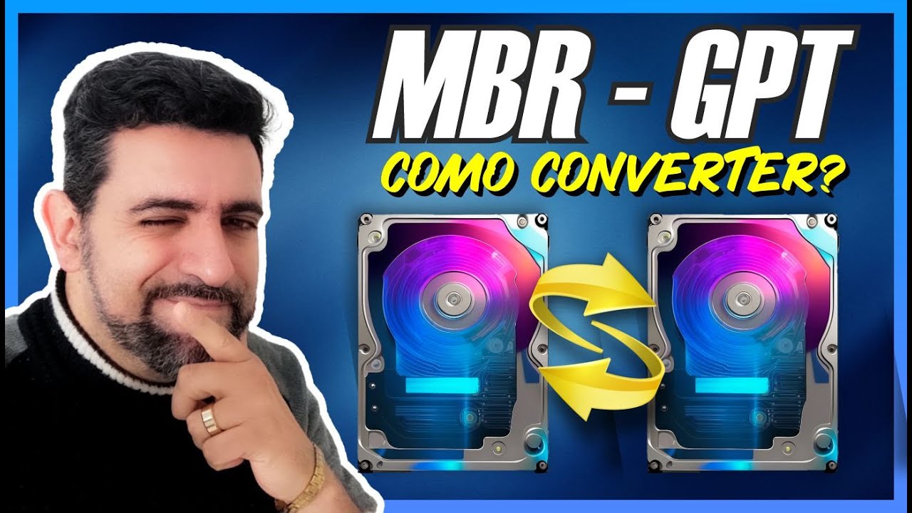 COMO CONVERTER O WINDOWS DE MBR PARA GPT SEM FORMATAR?!