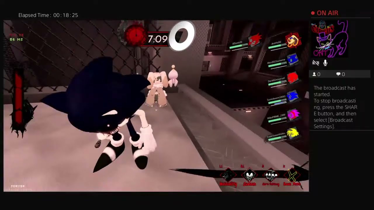 Illria_Von's Live PS4 Broadcast outcome memores
