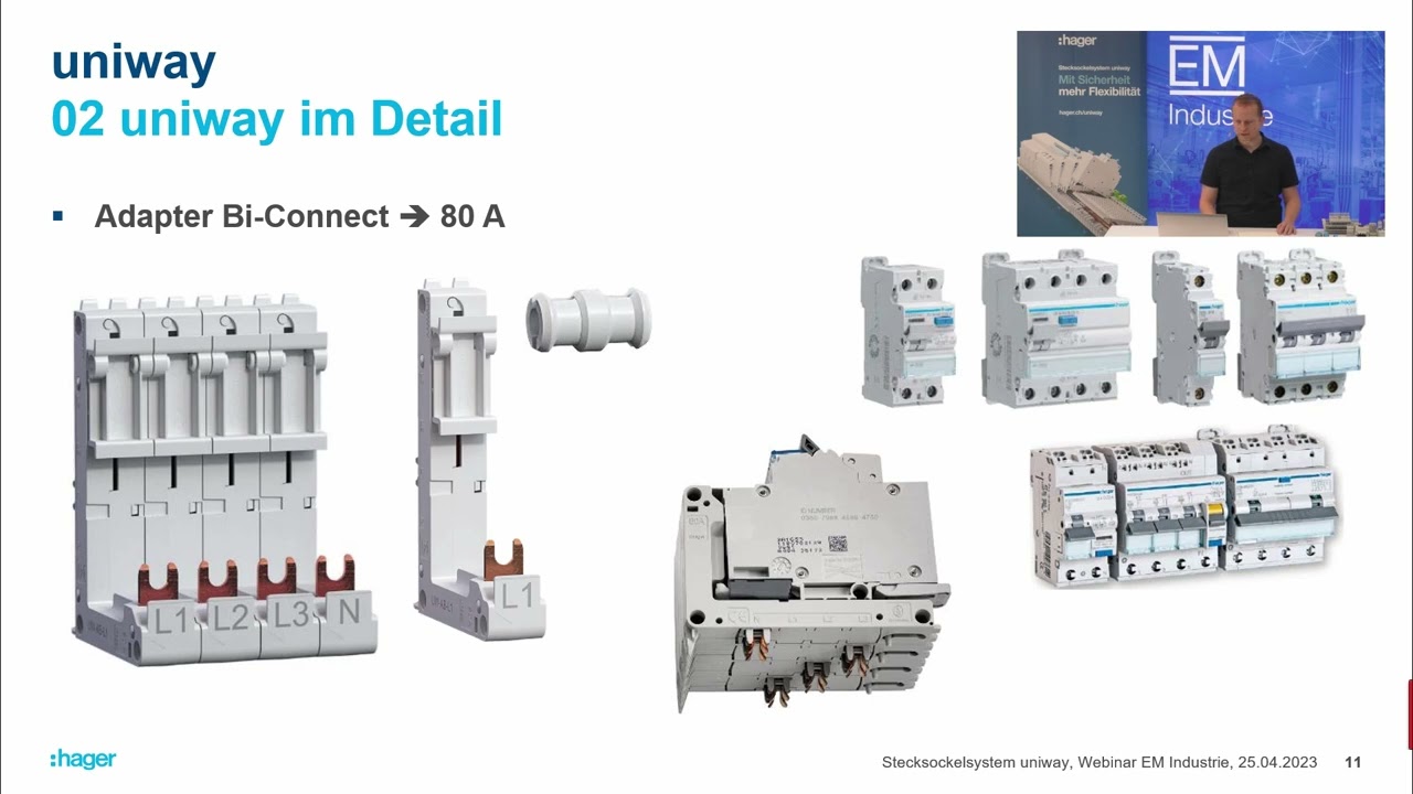 EM Industrie Webinar:  Hager Stecksockelsystem Uniway