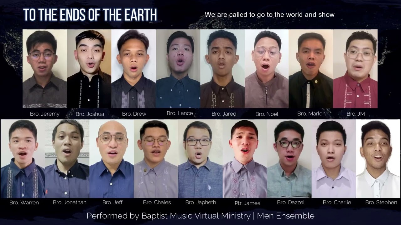 To The Ends of the Earth | Baptist Music Virtual Ministry | Men Ensemble