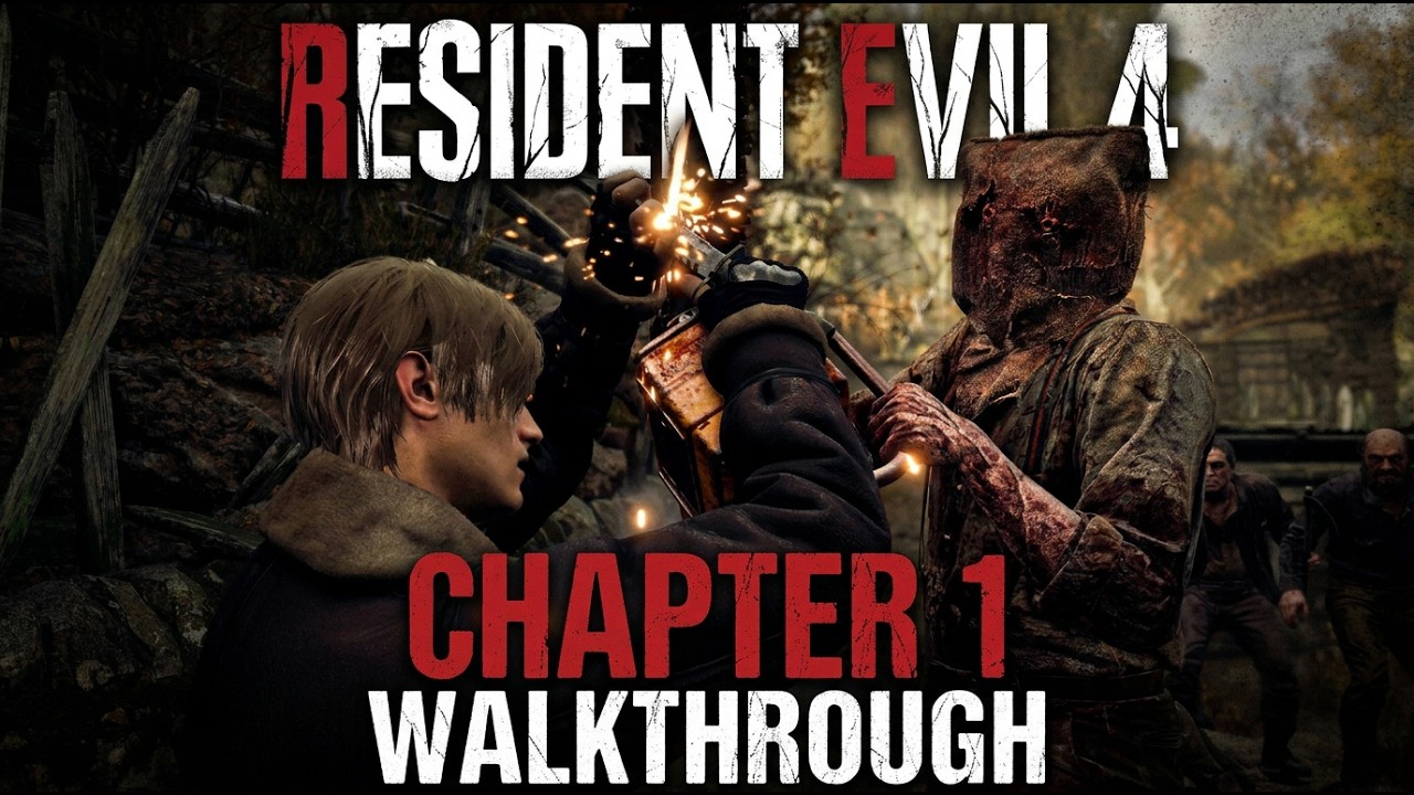SURVIVING THE VILLAGE! 🪚 Resident Evil 4 Remake Chapter 1