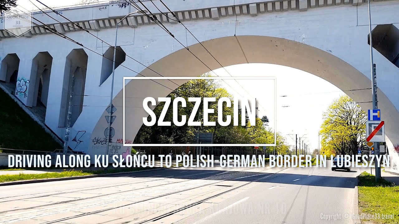 Driving along Ku Słońcu/DK10, Szczecin to polish-german border in Lubieszyn, Poland - 9th May 2021