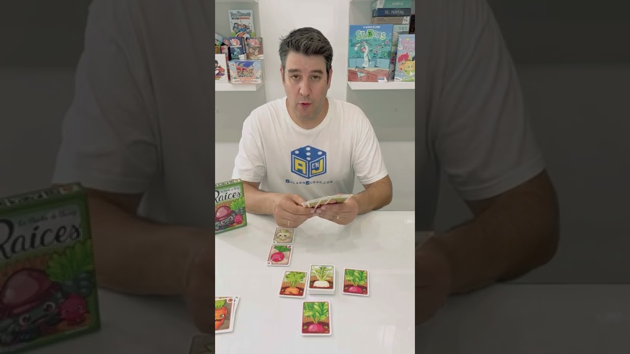 Así se juega a RAÍCES. Juego de cartas infantil