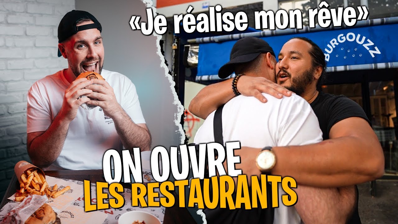 Ouverture de 3 restaurants Burgouzz ! 🍔 (je réalise pas encore)
