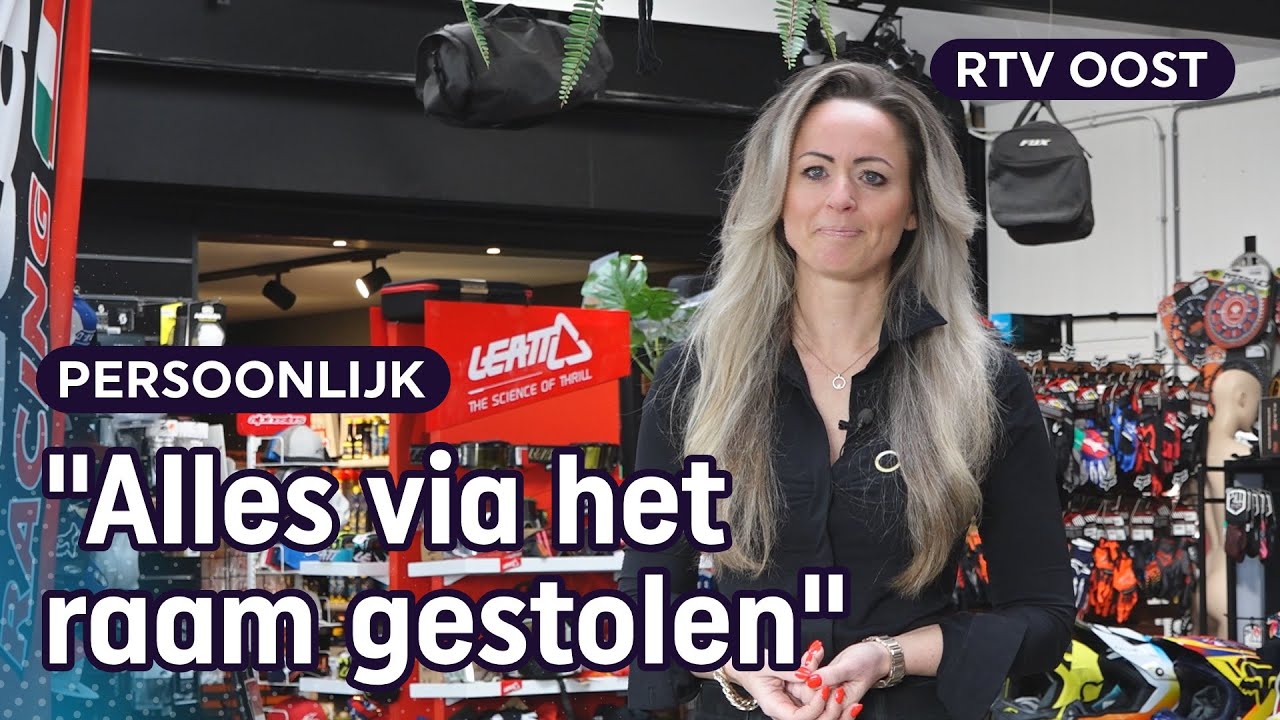 In één nacht alles kwijt: motorzaak van Martine leeggeroofd | RTV Oost