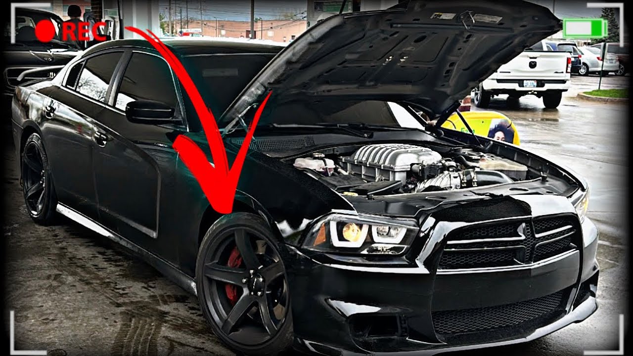 INSTALLING 5 SPOKE HELLCAT WHEELS ON MY SRT8!