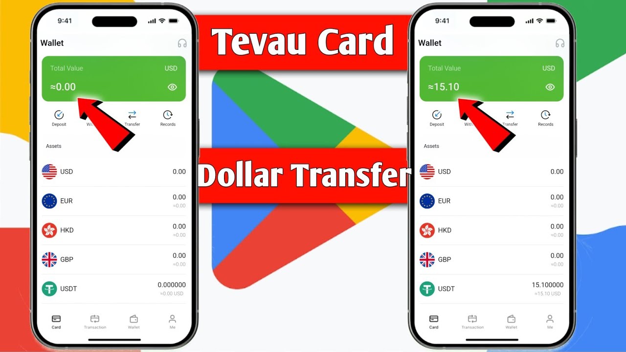 Tevau Card Dollar Transfer । How To Deposit Tevau Dollars