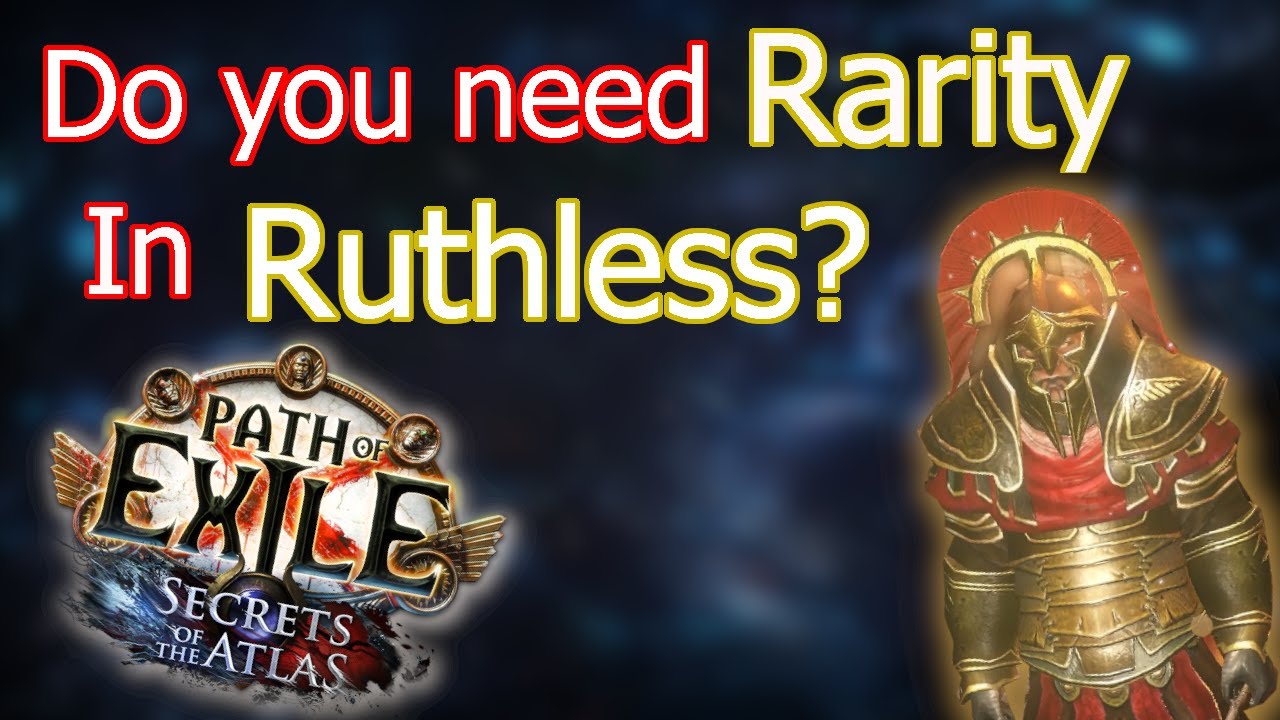 Should you add Rarity to your Ruthless Build? | Path of Exile Secrets of the Atlas Highlights Pt. 6