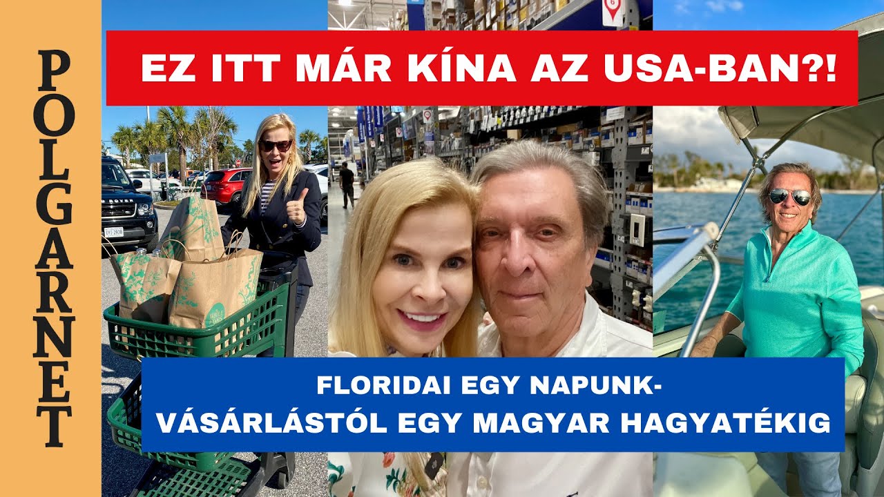 A JÓ ÉLETÜNK TITKA? -Floridai hétköznapunk -KIS KÍNA, DELFINEK ÉS MAGYAR TÁRGYAK NYOMÁBAN Polgarnet