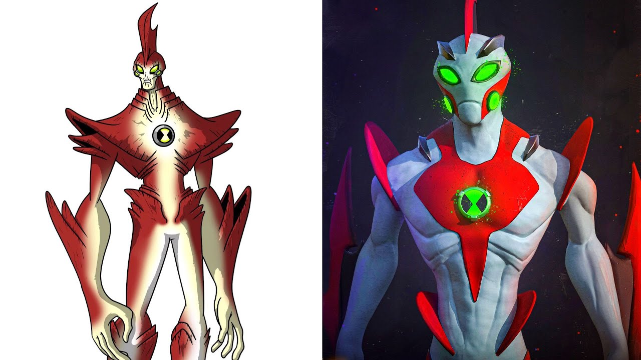 BEN 10 CHARACTERS IN REAL LIFE, REALISTIC AND FAN ARTS VERSIONS