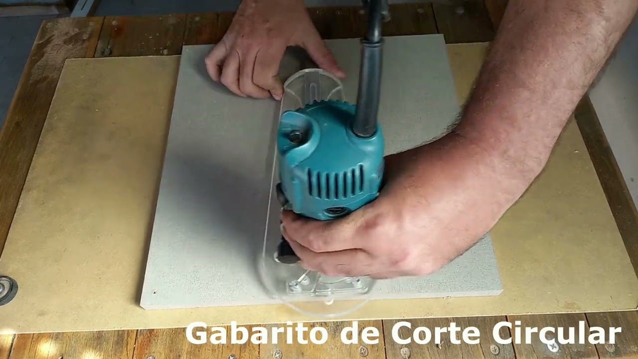 Gabarito de Corte Circular para Tupia
