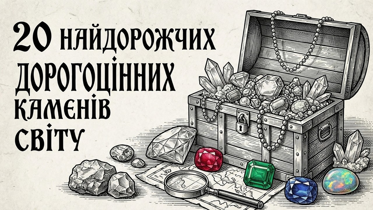 ТОП - 20: НАЙДОРОЖЧІ ДОРОГОЦІННІ КАМЕНІ СВІТУ