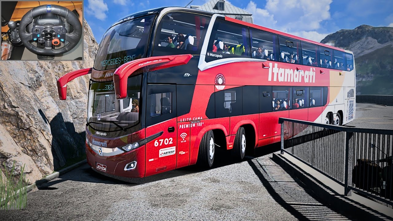 Bus Simulator: Can You Handle Switzerland's Extreme Roads | logitech g29 steering wheel | #ets2