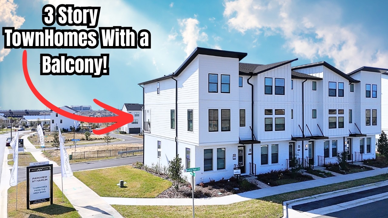 Brand New Three-Story TownHomes For Sale At Hamlin In Winter Garden! By Ashton Woods | $489,0000