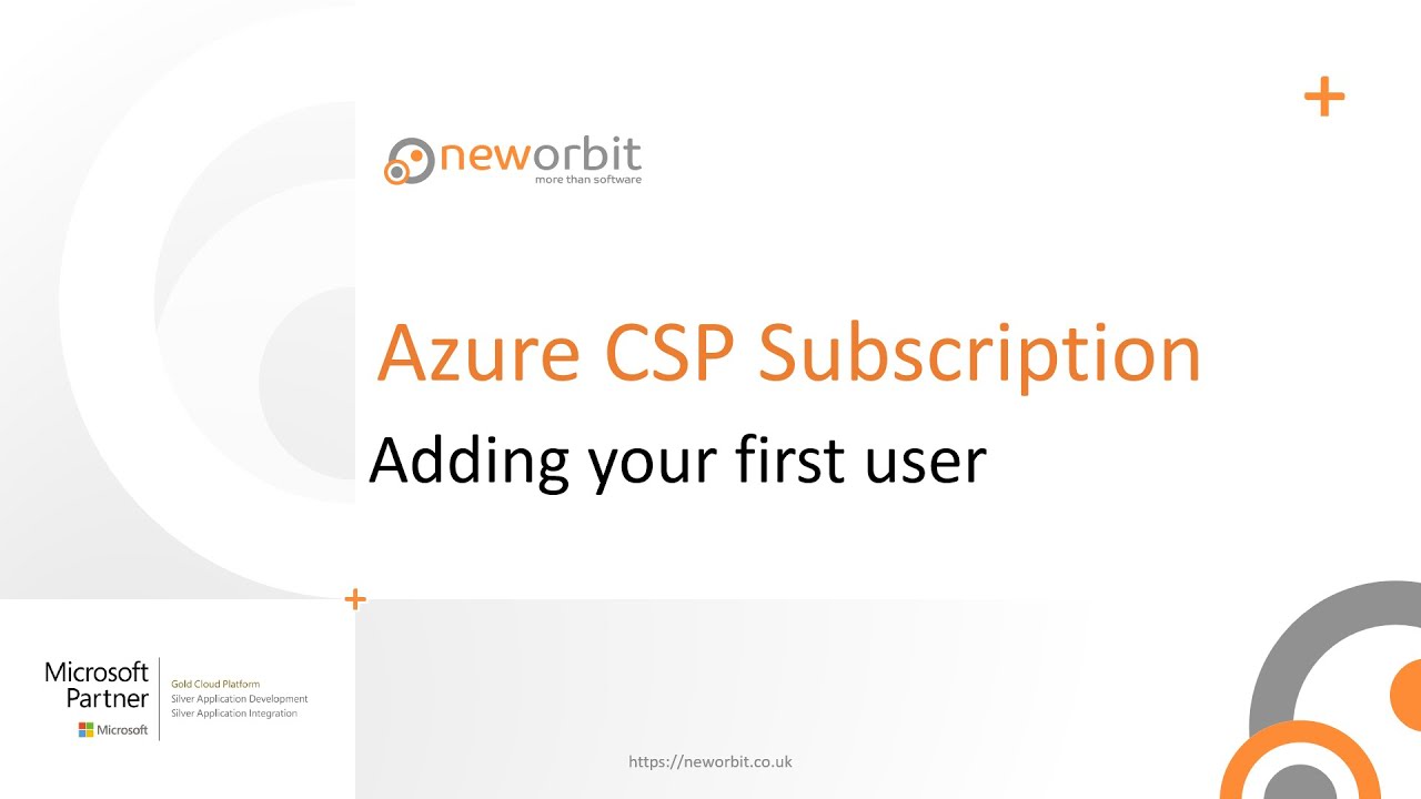 Give Access To First User In Azure CSP Subscription
