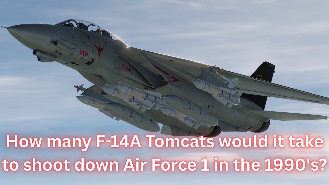 Сколько истребителей F-14A Tomcat потребуется, чтобы сбить Air Force One? DCS