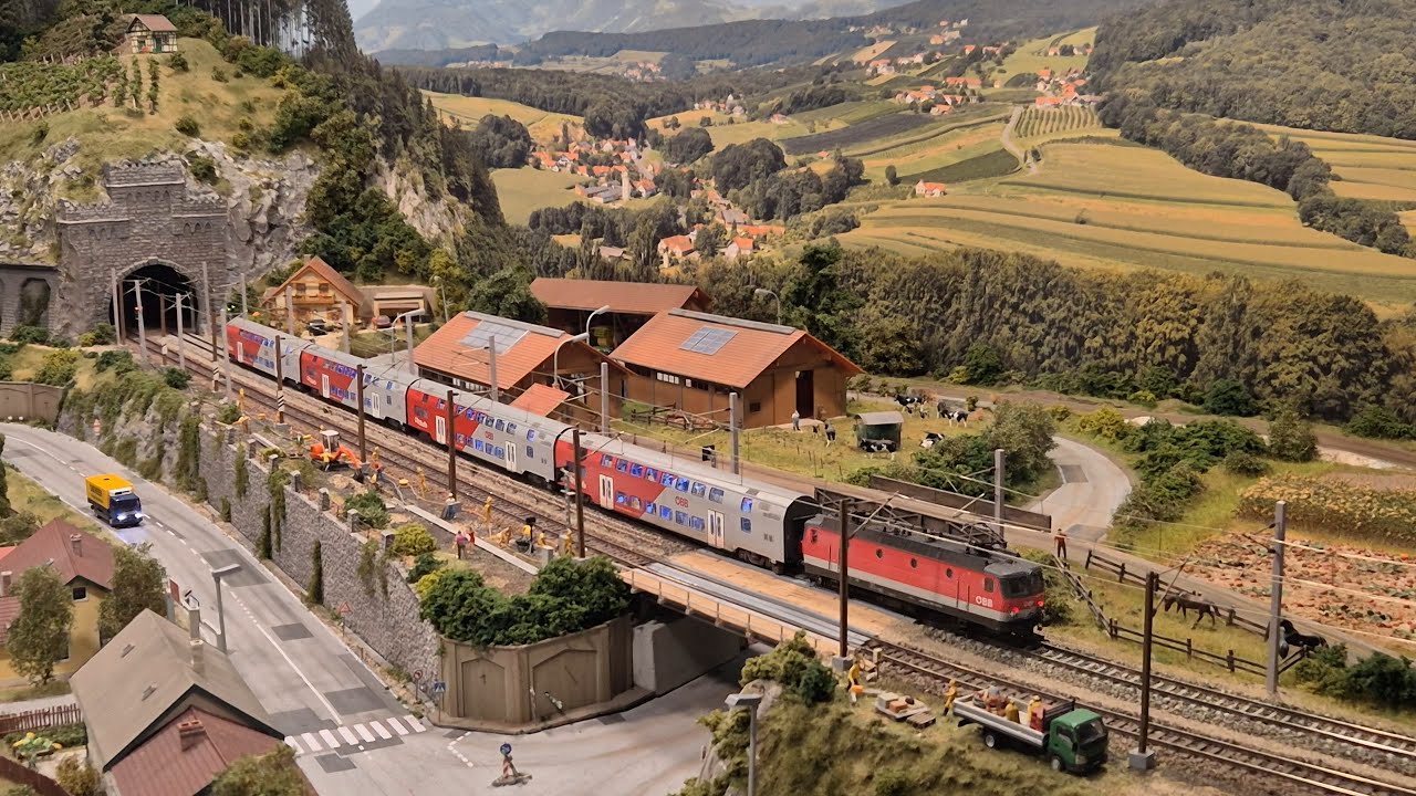 H0-Modellbahnanlage des Eisenbahner Sportvereins (ESV) Knittelfeld