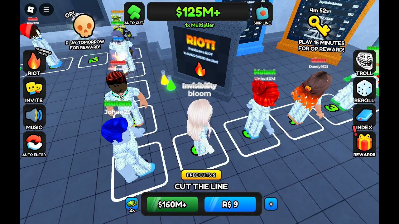 playing lab line on roblox