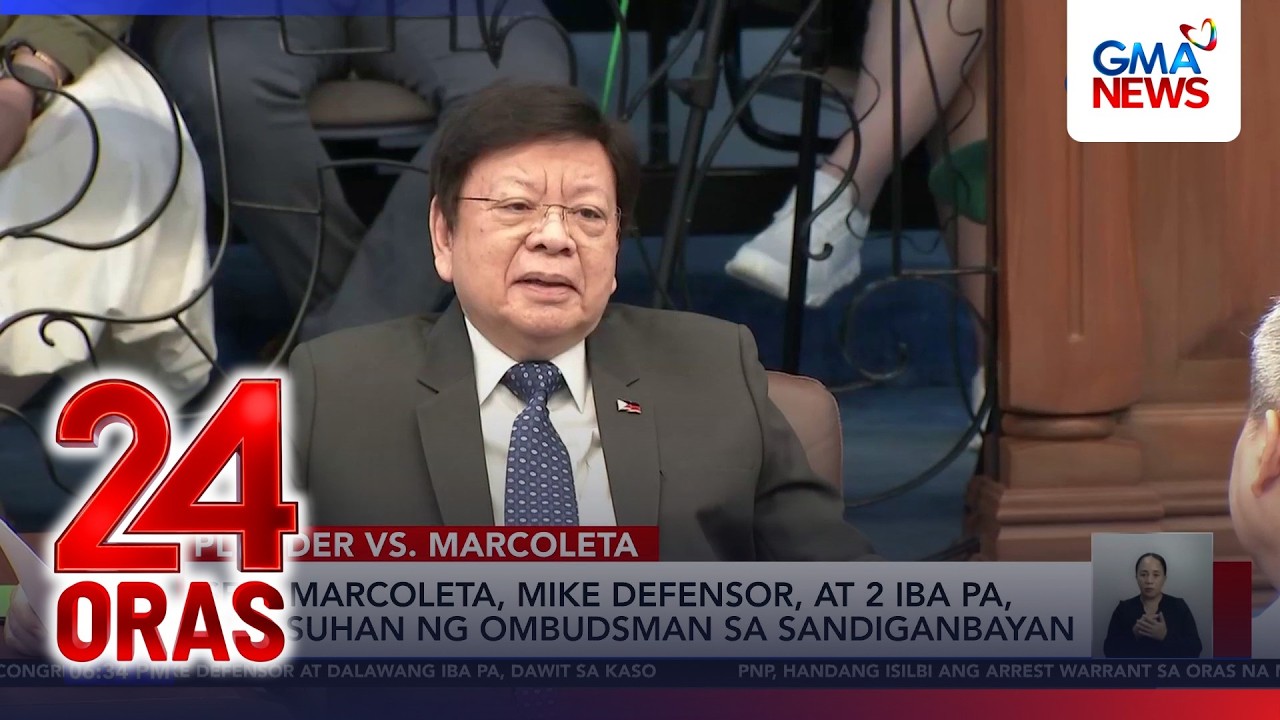 Marcoleta, 3 others faces plunder raps | 24 Oras
