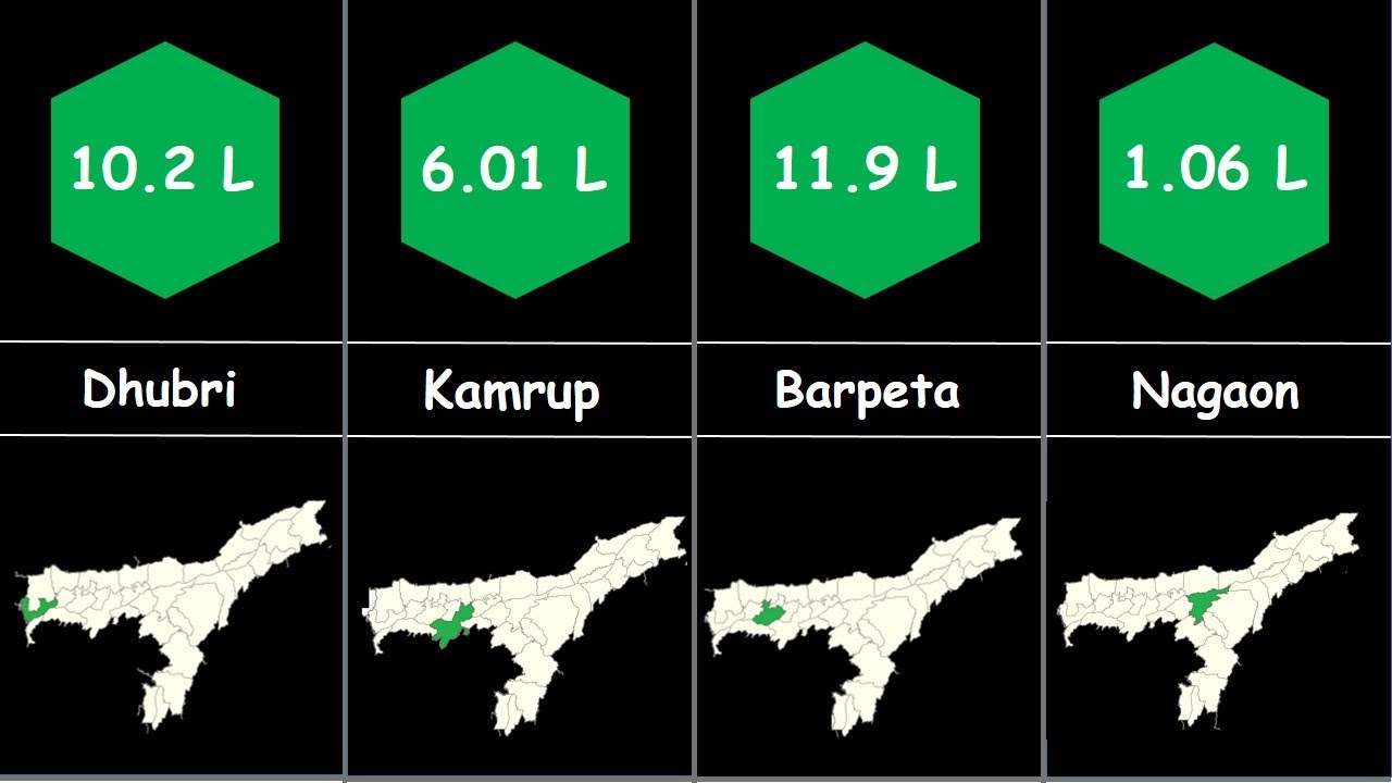Muslim Population in Assam by Districts| District wise muslim population in Assam | Ranking Hub 2021